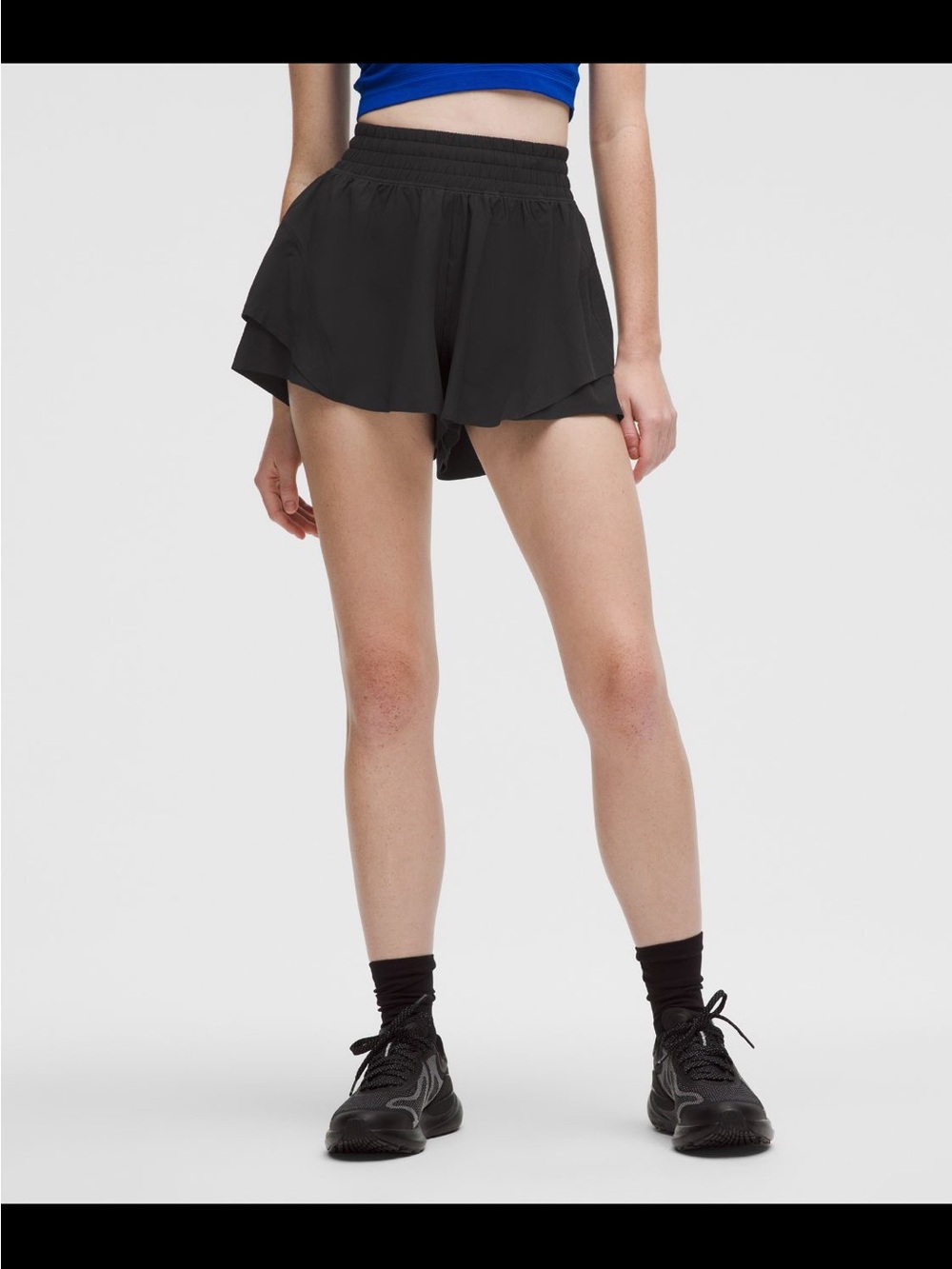 Lululemon Shake It Out High-Rise Running Shorts 2.5” Black
